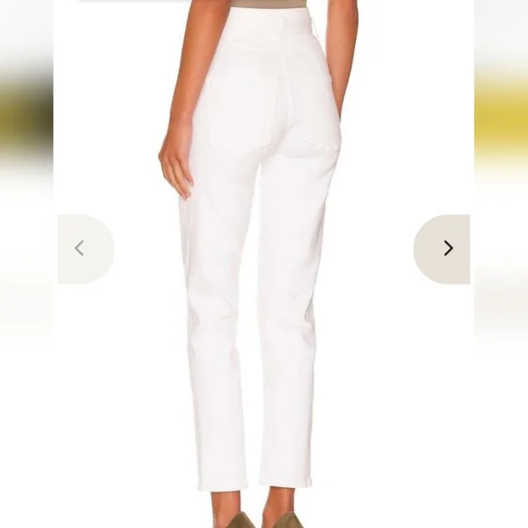 VERONICA BEARD LOGAN STRAIGHT LEG JEANS WHITE COLOR WONENS SIZE 28 - Picture 3 of 15